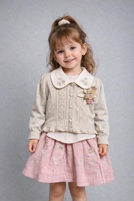 فستان بناتي ربيعي