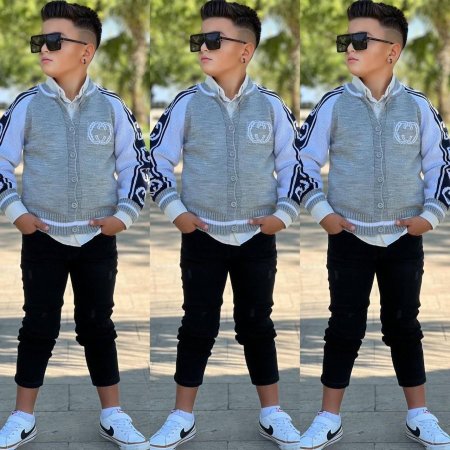 طقم GUCCi ولادي 3 قطع ربيعي