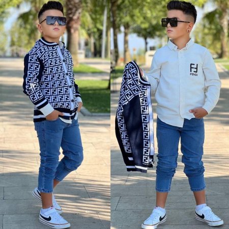 طقم fendi ولادي 3 قطع