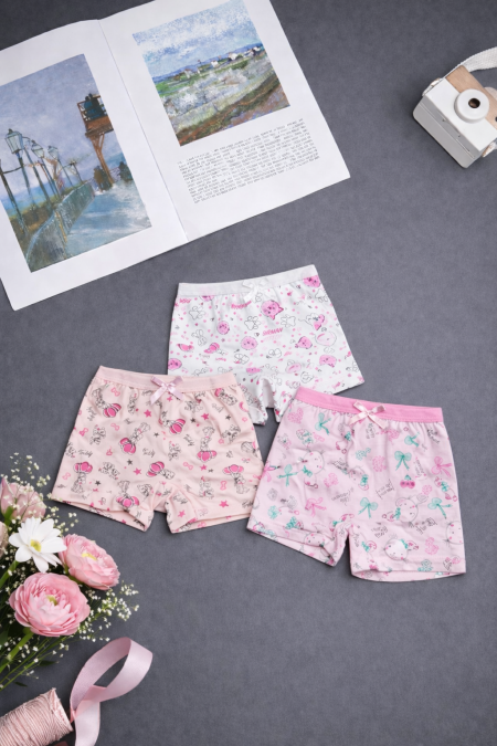 3 غيارات بناتي قطن تركي