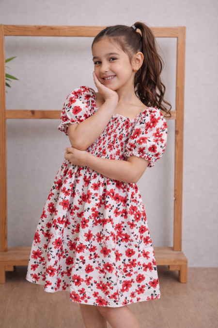 فستان بناتي صيفي