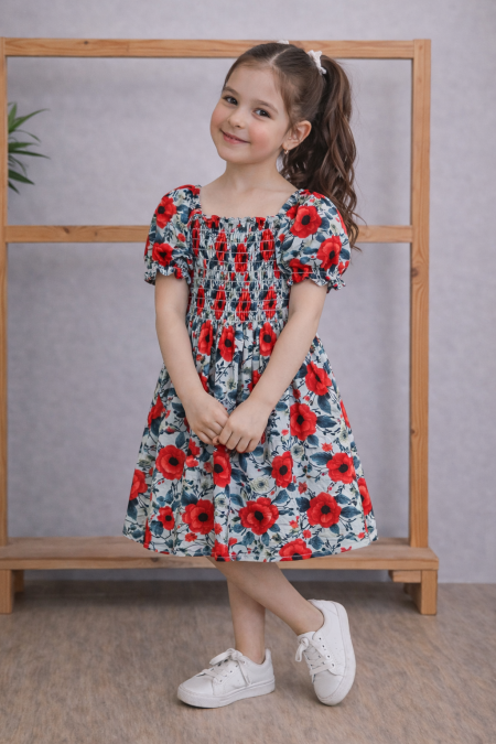 فستان بناتي صيفي