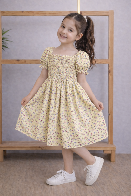 فستان بناتي صيفي