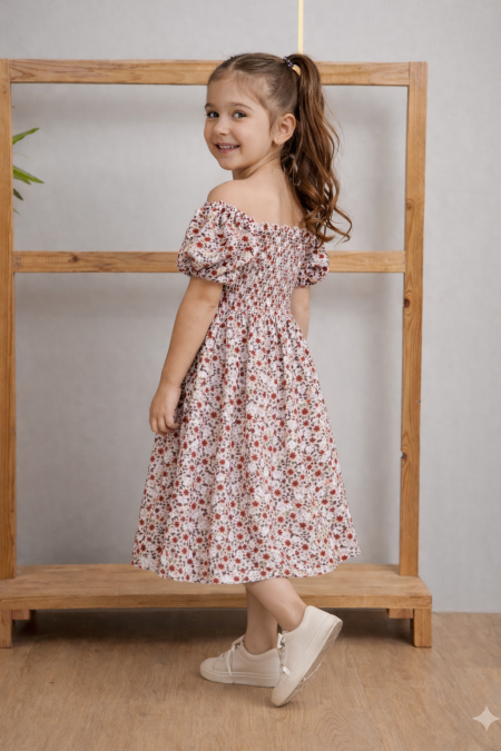 فستان بناتي صيفي