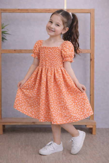 فستان بناتي صيفي