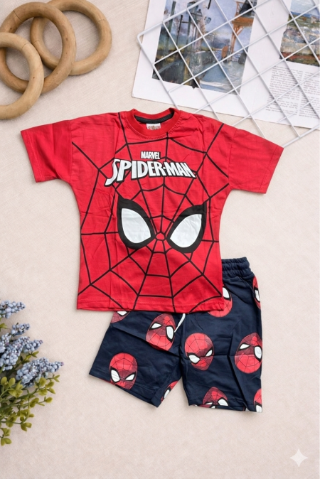بدلة صيفي ولادي Spider-Man