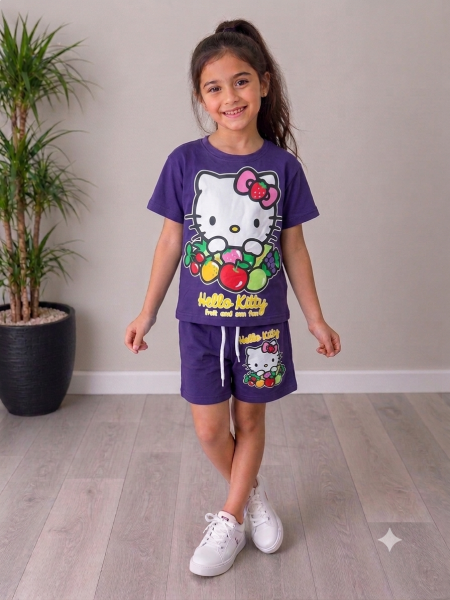 بدلة hello kitty بناتي