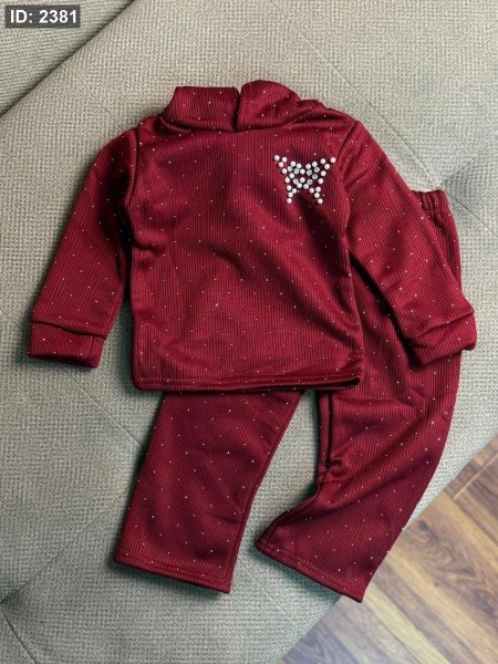 ترينج بناتي شتوي مخمل 6-2